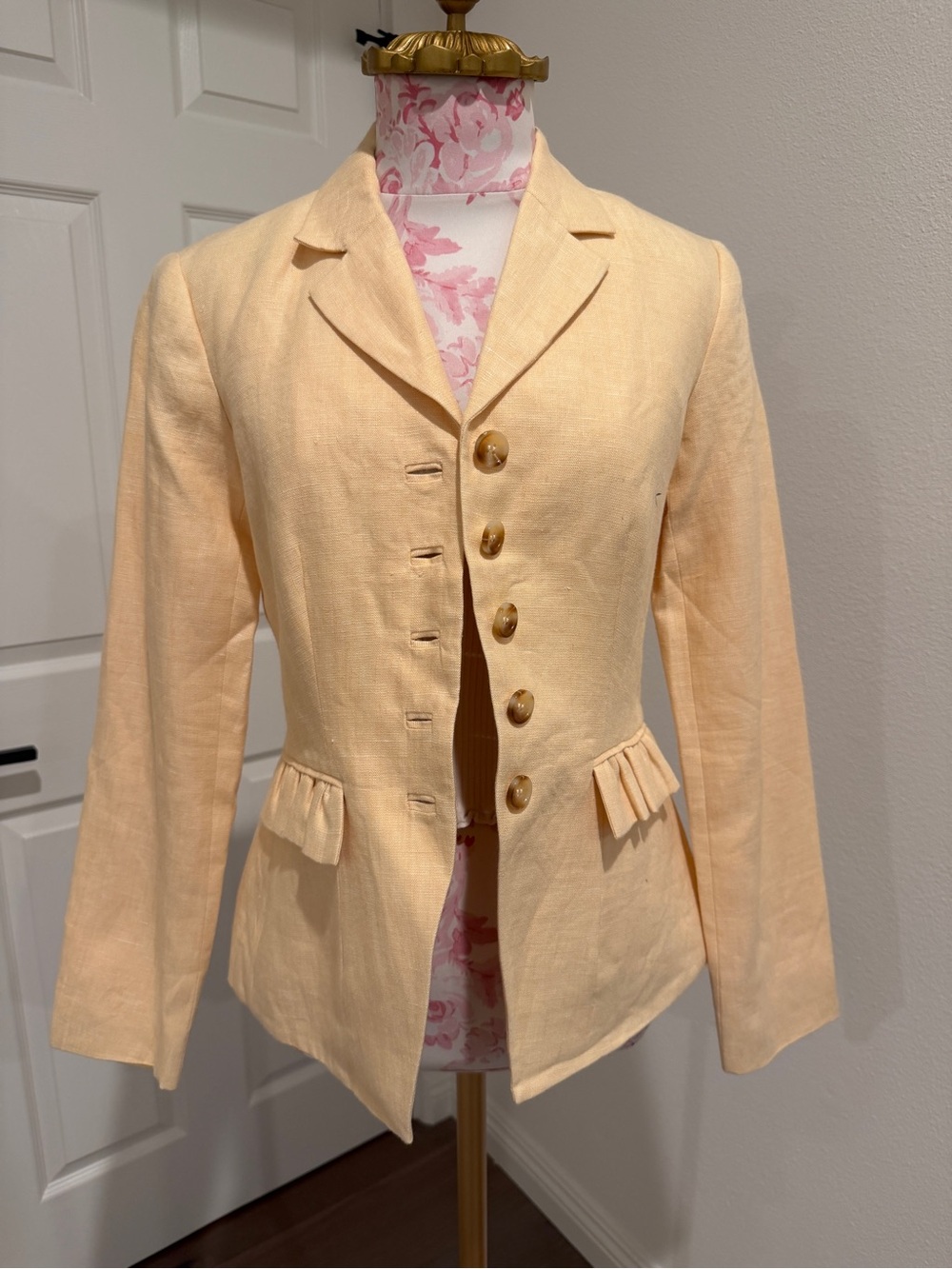Posse Tailored Linen-Blend Blazer